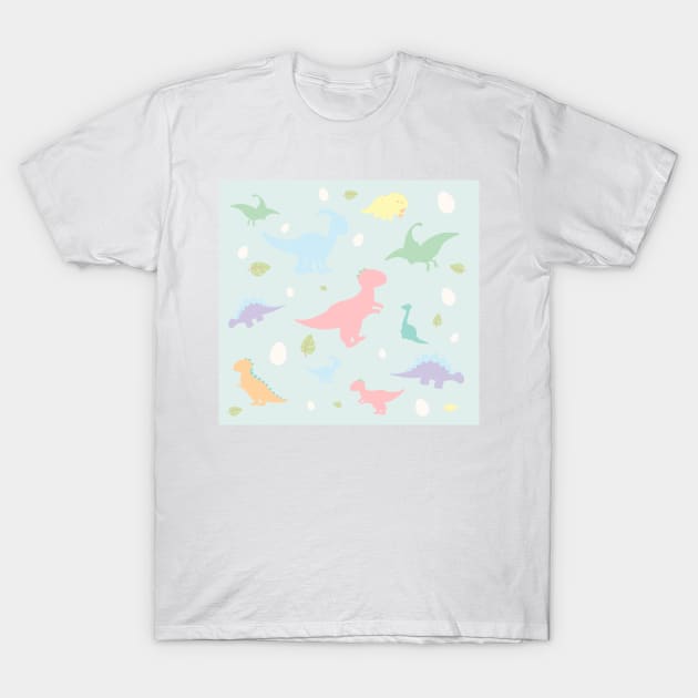 Dinosaur Egg Pack T-Shirt by IstoriaDesign